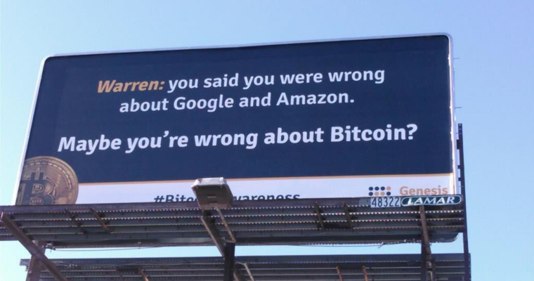 Billboards In Support Of Bitcoin