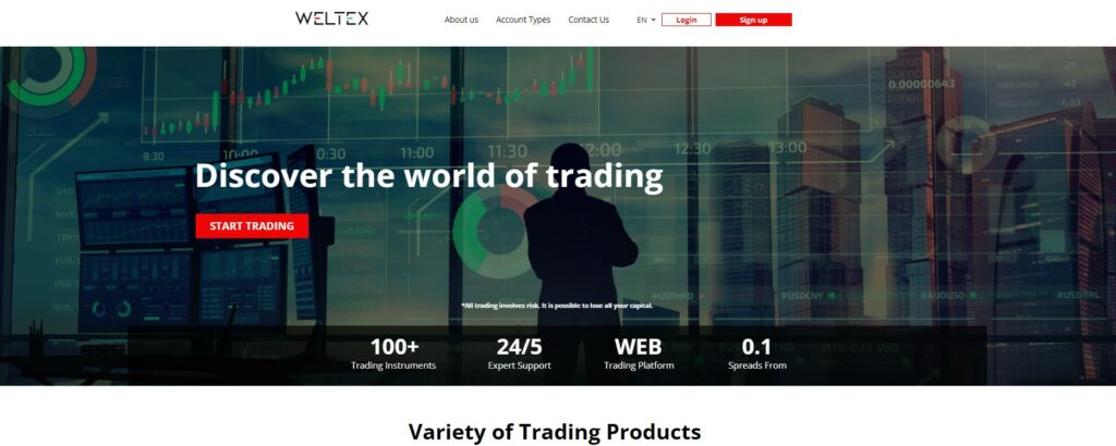 Weltex website