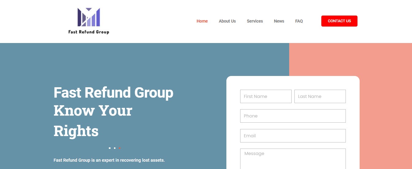 Fast Refund Group website