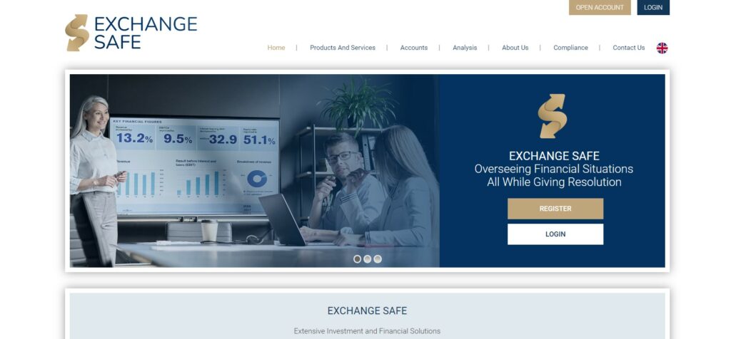 Exchange Safe website